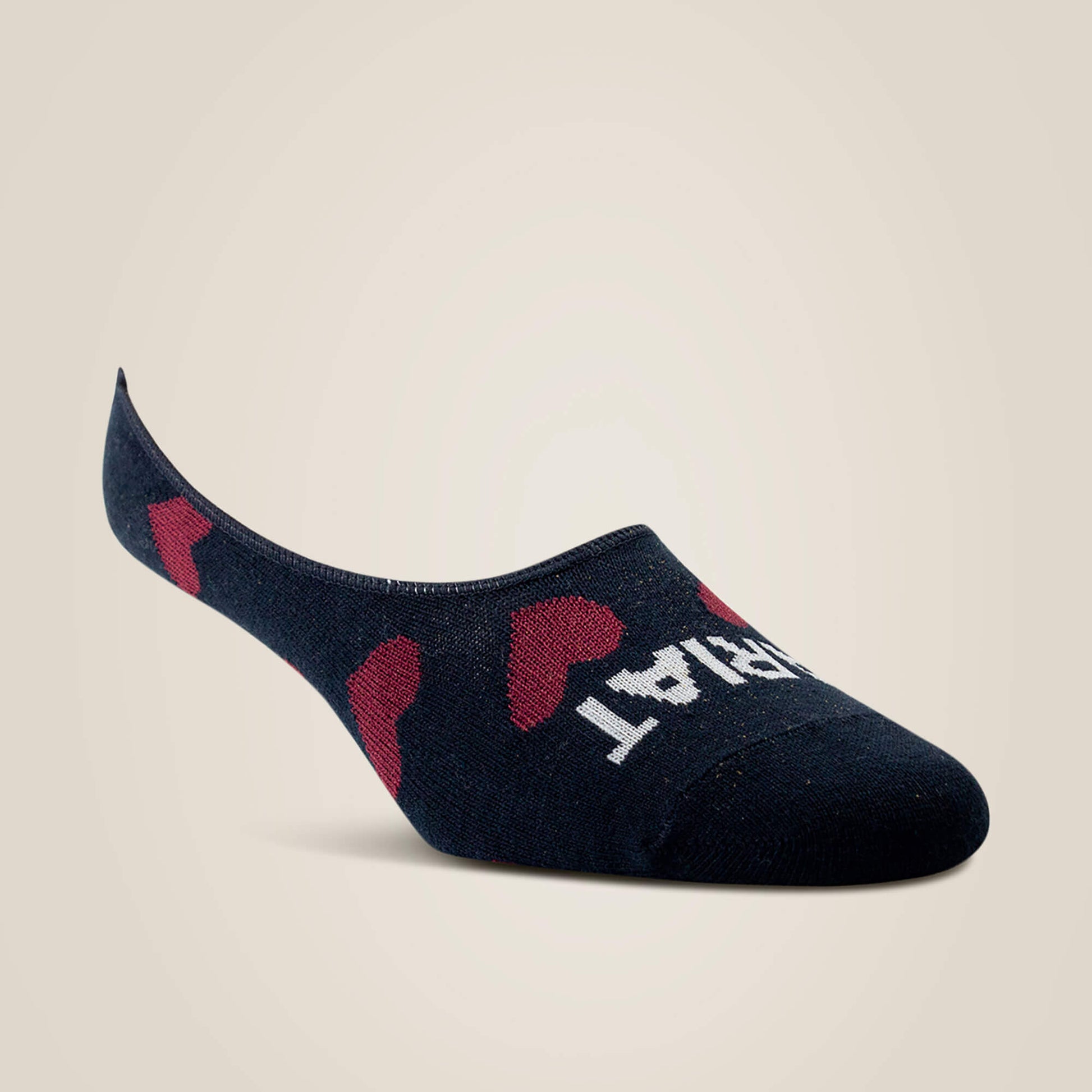 Ariat Women No Slip No Show Sock 2 Pair Multi Color Pack