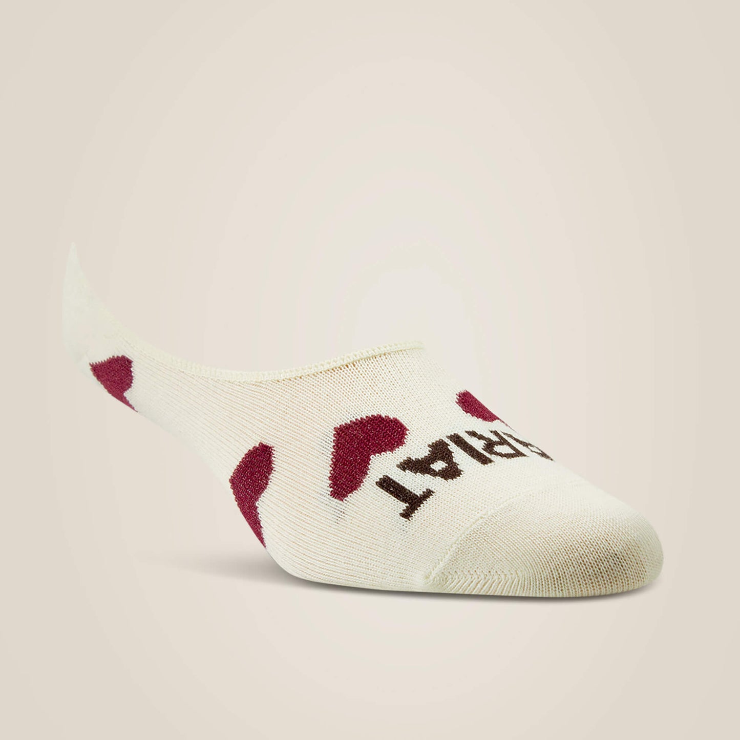 Ariat Women No Slip No Show Sock 2 Pair Multi Color Pack