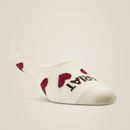 Ariat Women No Slip No Show Sock 2 Pair Multi Color Pack