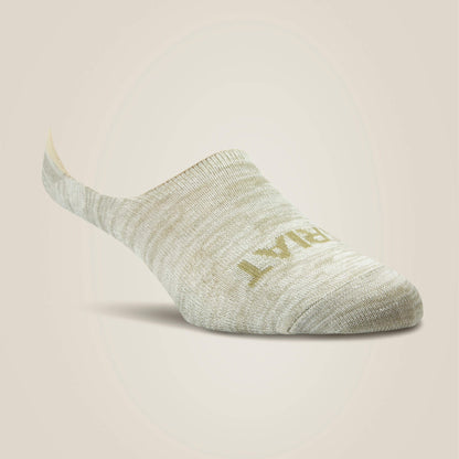 Ariat Women No Slip No Show Sock 4 Pair Multi Color Pack