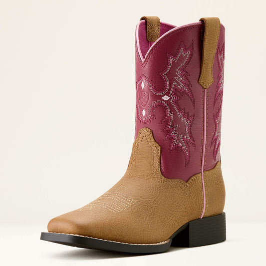 Ariat Kids Tombstone Wide Square Toe Western Boot