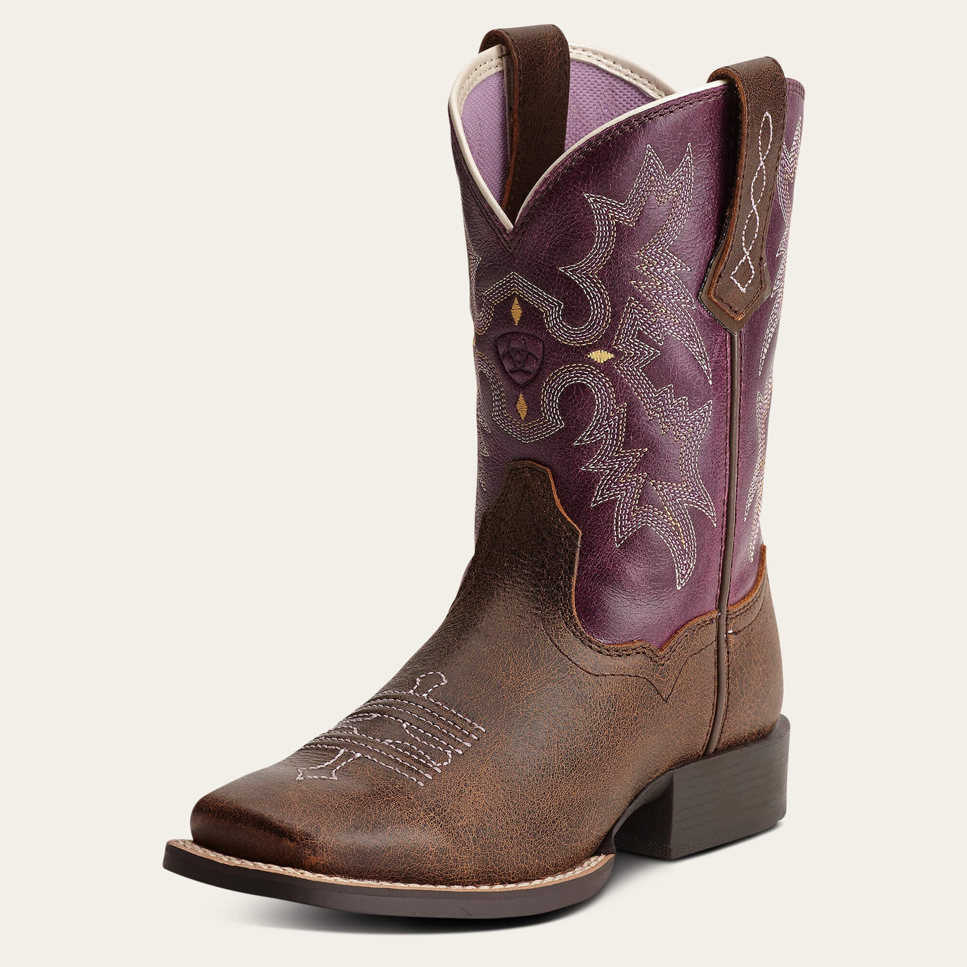 Ariat Kids Tombstone Wide Square Toe Western Boot