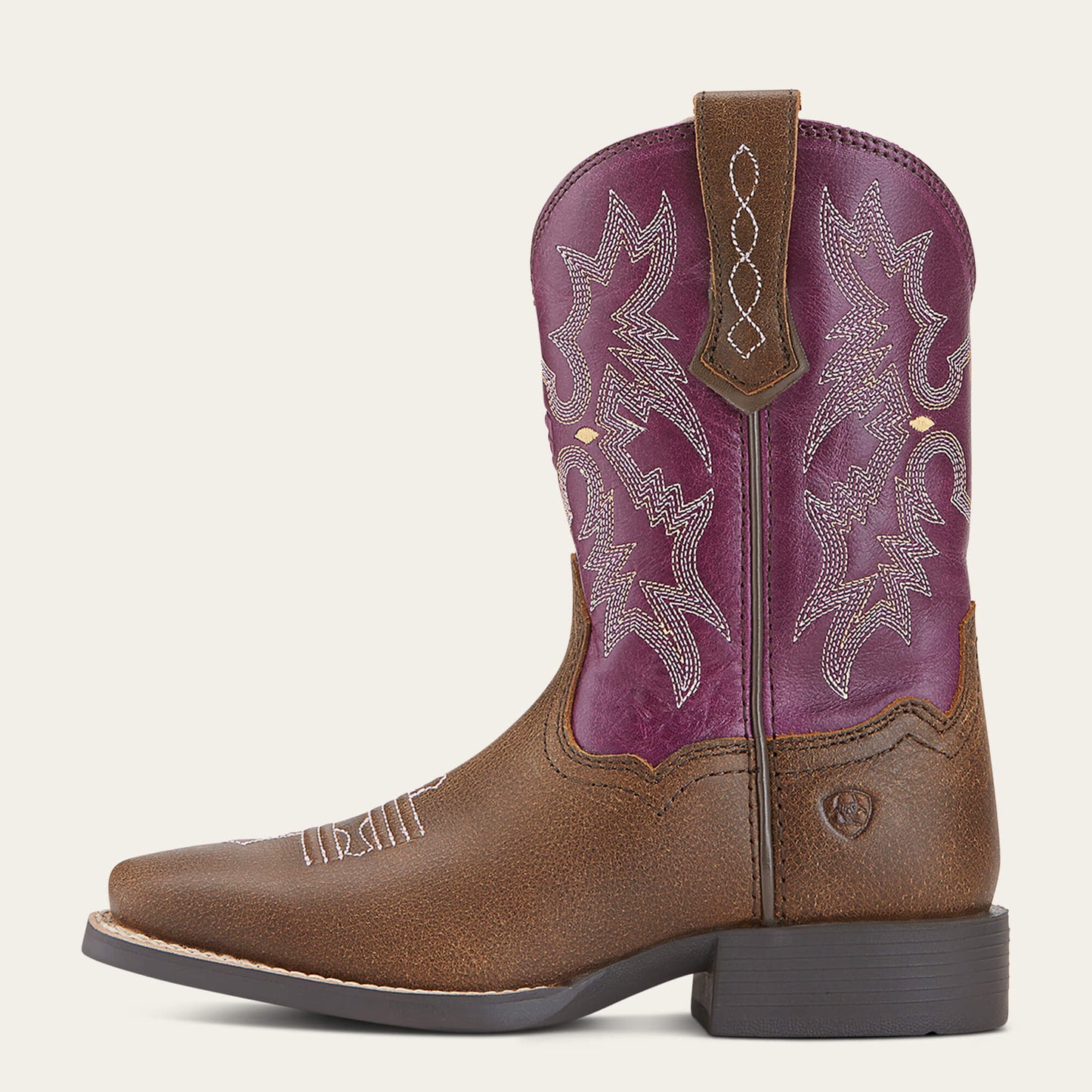 Ariat Kids Tombstone Wide Square Toe Western Boot