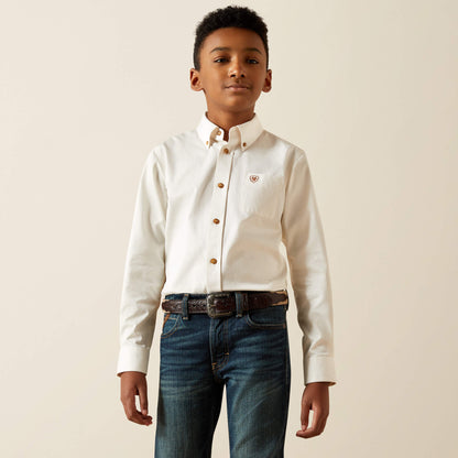 Ariat Kids Solid Twill Classic Fit Shirt