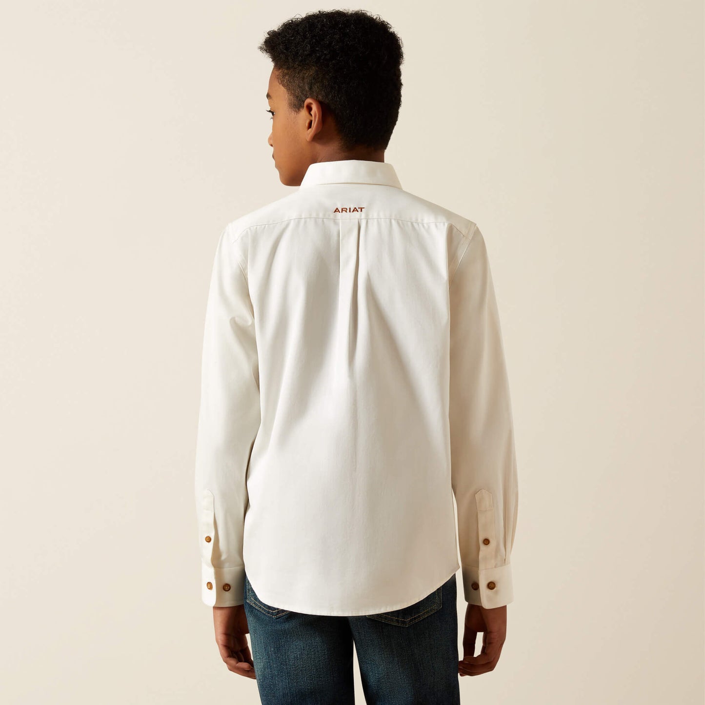 Ariat Kids Solid Twill Classic Fit Shirt
