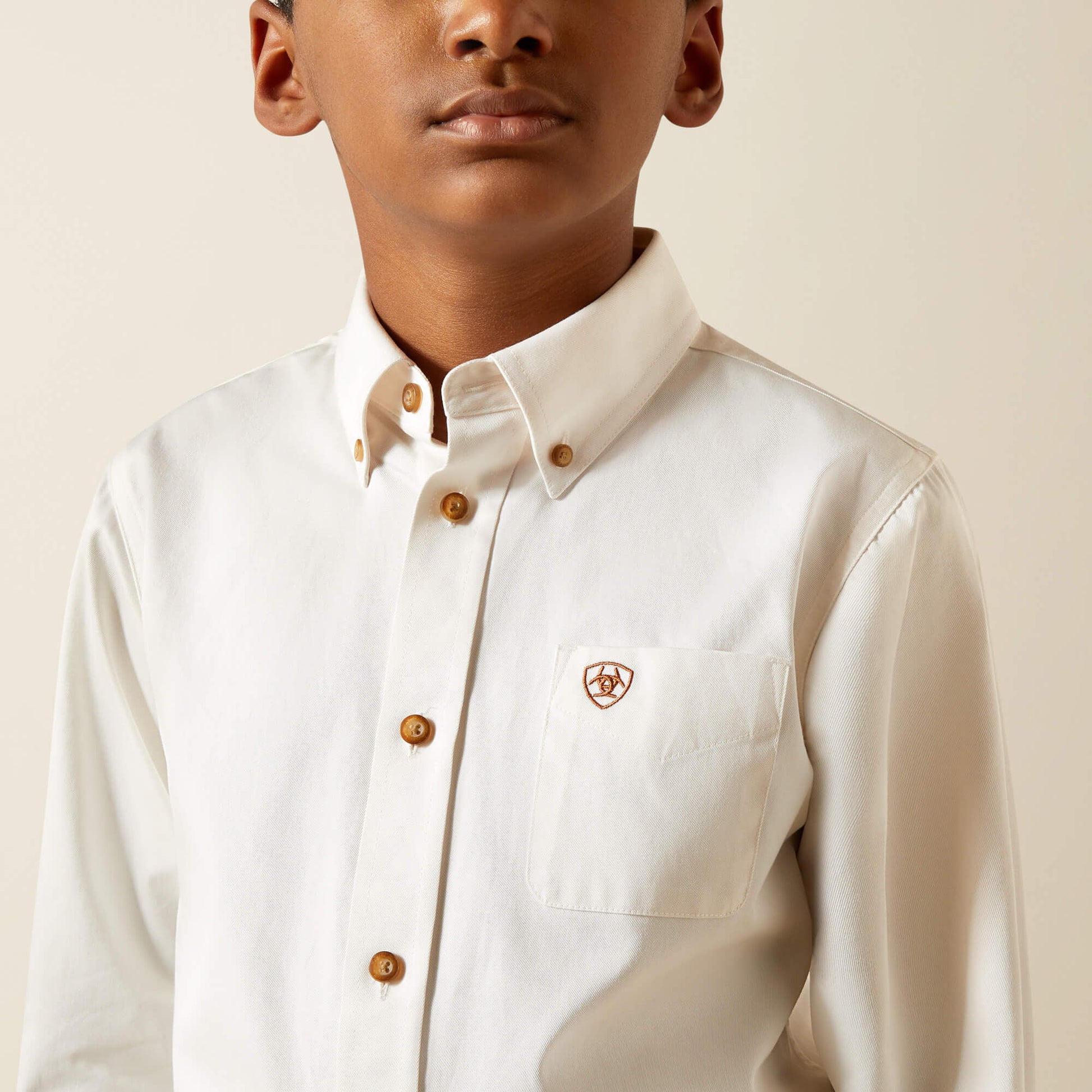 Ariat Kids Solid Twill Classic Fit Shirt