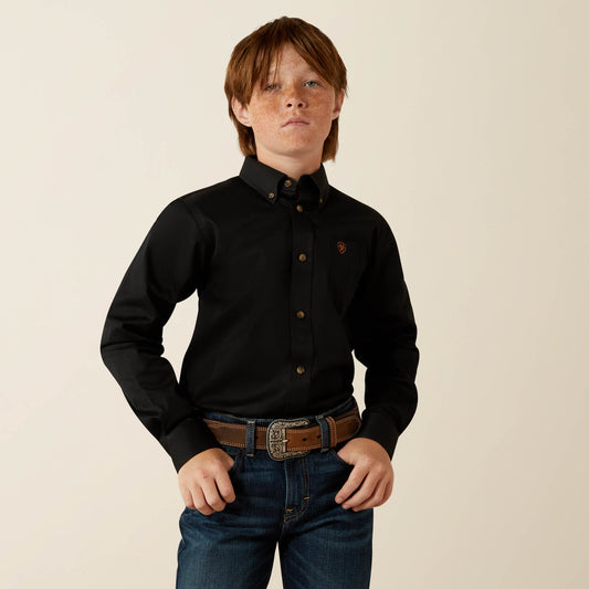 Ariat Kids Solid Twill Classic Fit Shirt