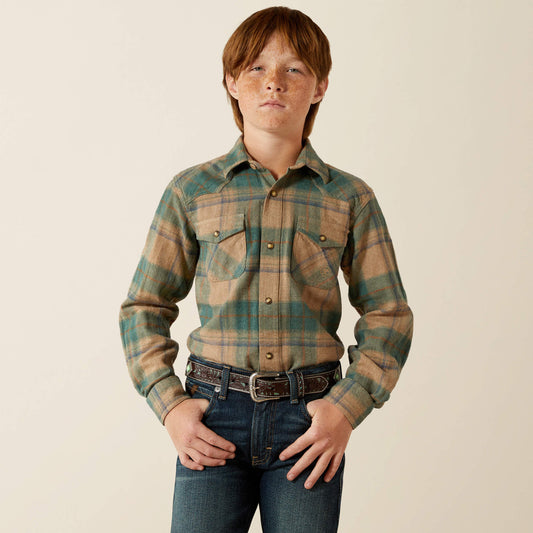 Ariat Kids Huxlee Retro Classic Fit Shirt