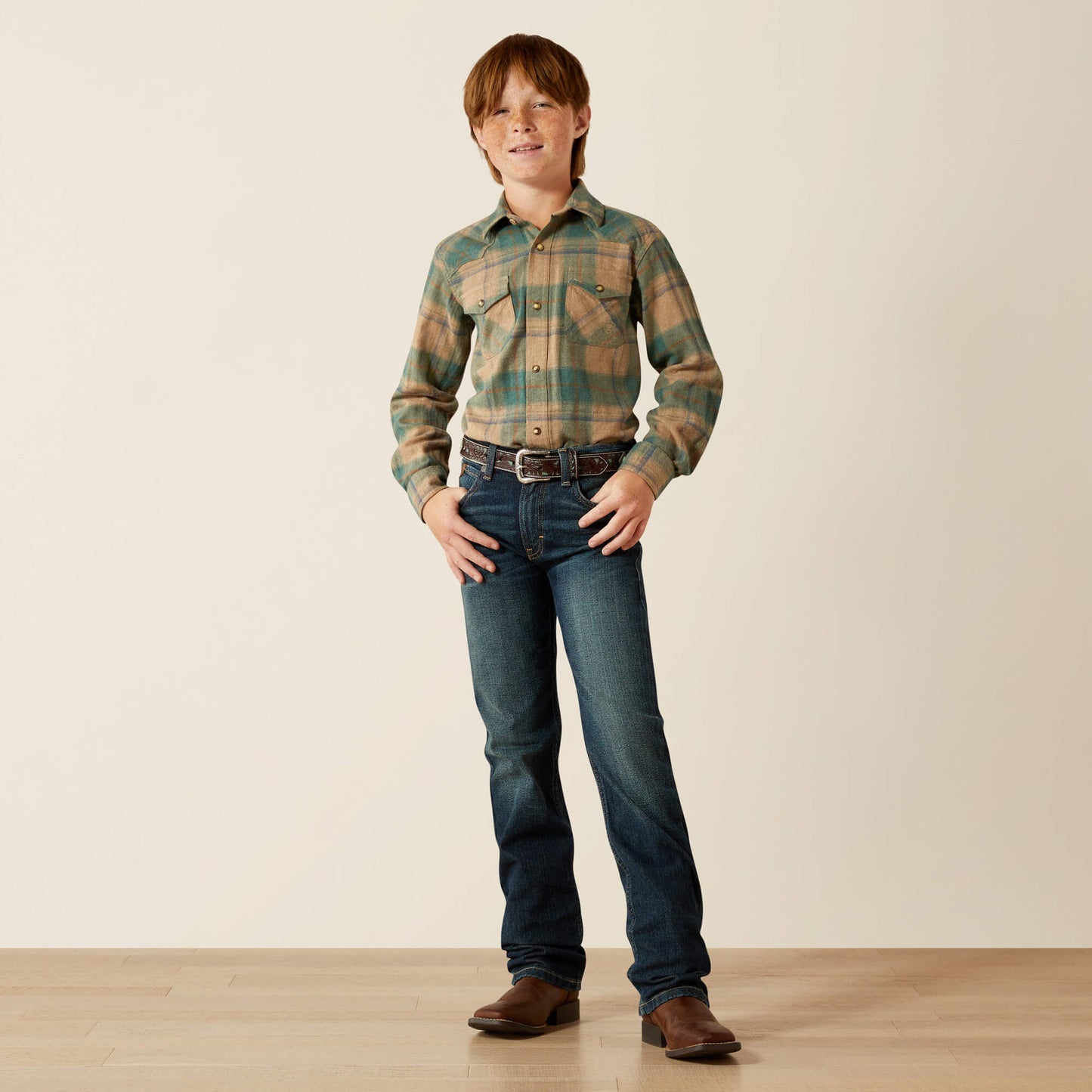 Ariat Kids Huxlee Retro Classic Fit Shirt