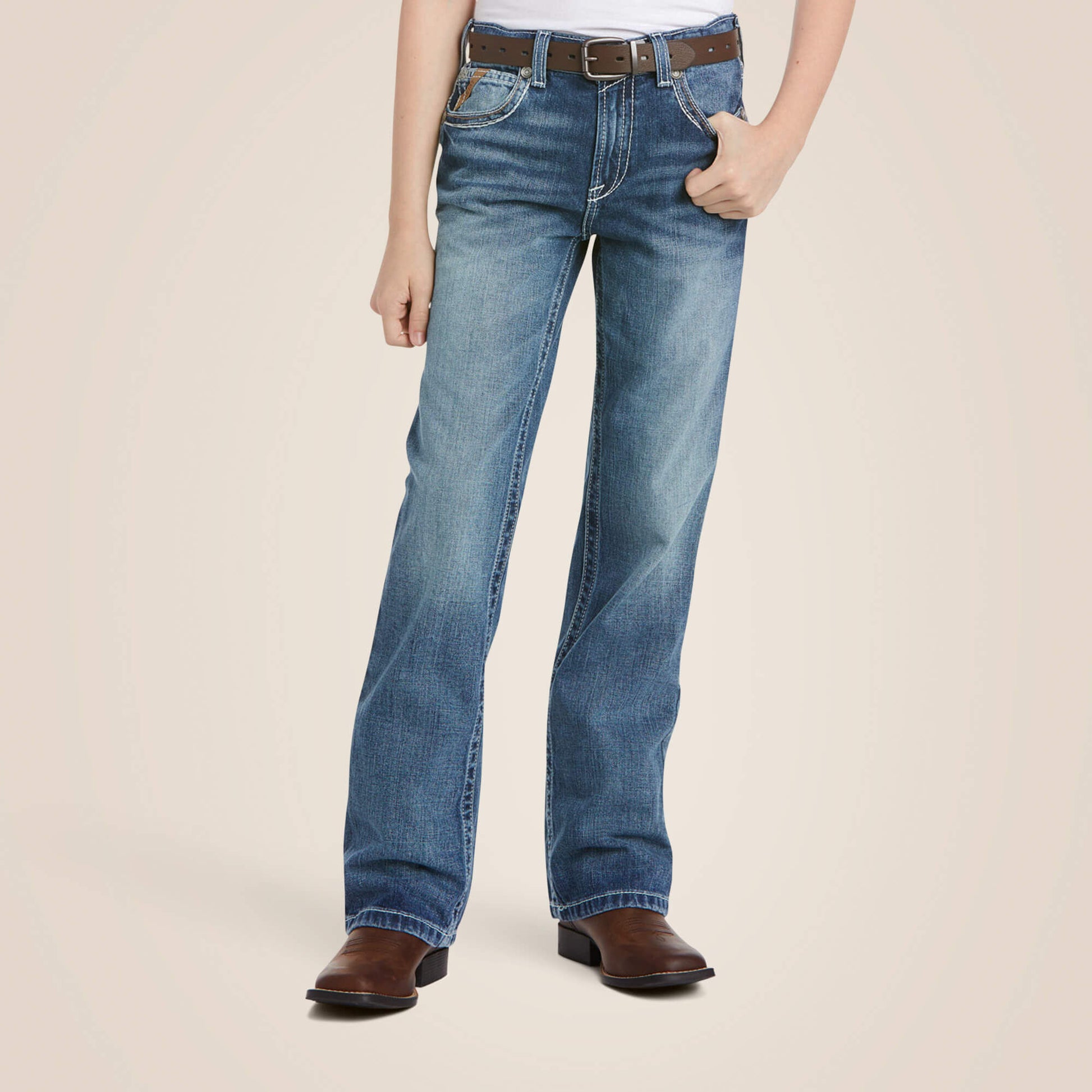 Ariat Kids B4 Relaxed Coltrane Boot Cut Jean