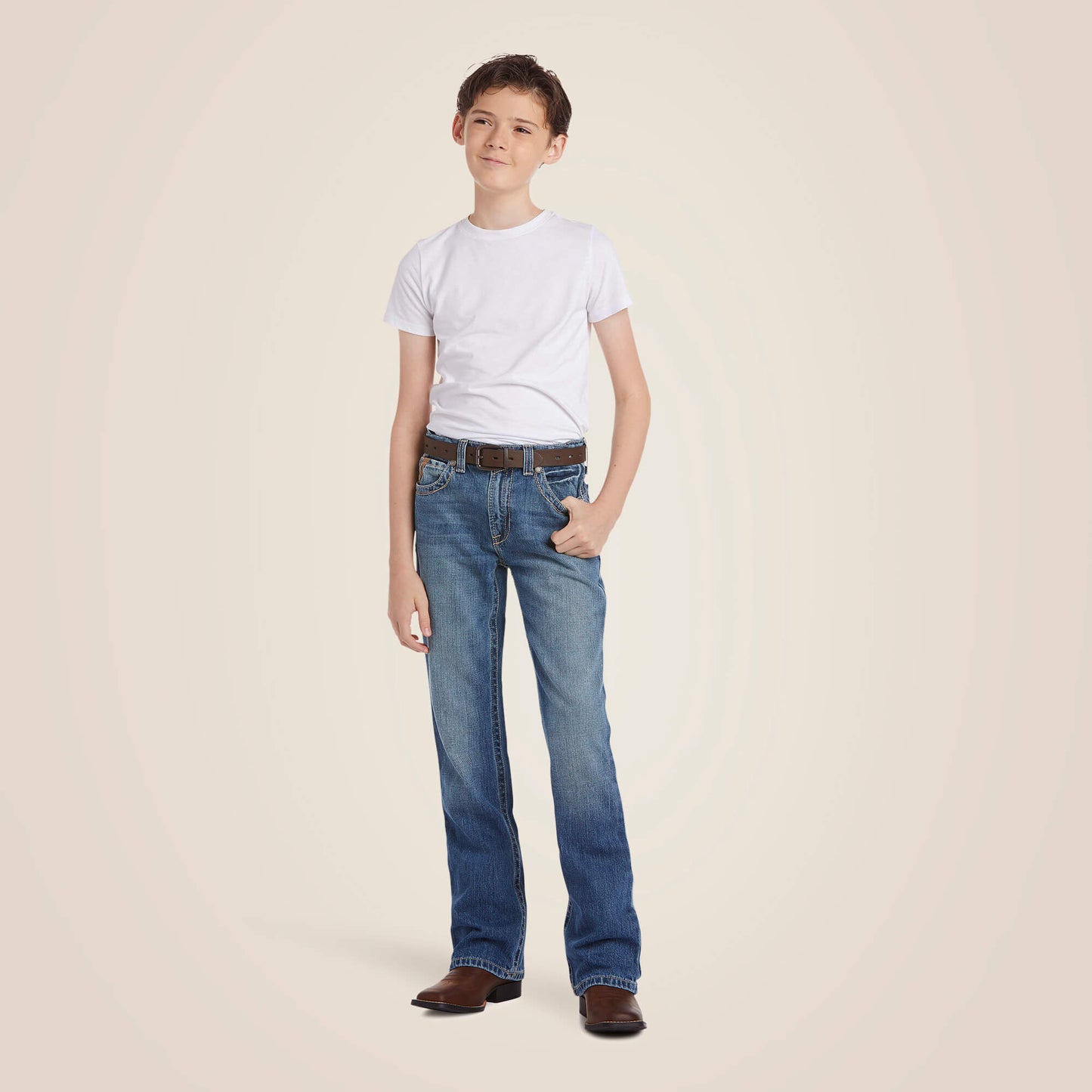 Ariat Kids B4 Relaxed Boundary Boot Cut Jean