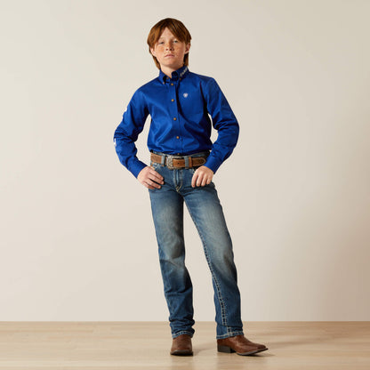 Ariat Kids B5 Slim Charger Stackable Straight Leg Jean