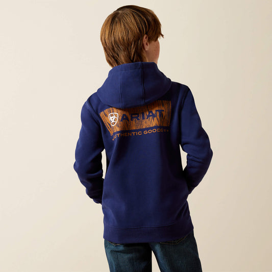 Ariat Kids Ariat Woodshop Stack Hoodie