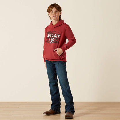 Ariat Kids Ariat Liquid Stamp Flag Hoodie