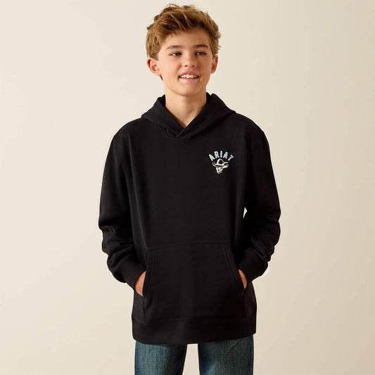 Ariat Kids Ariat Stitched Skull Hoodie