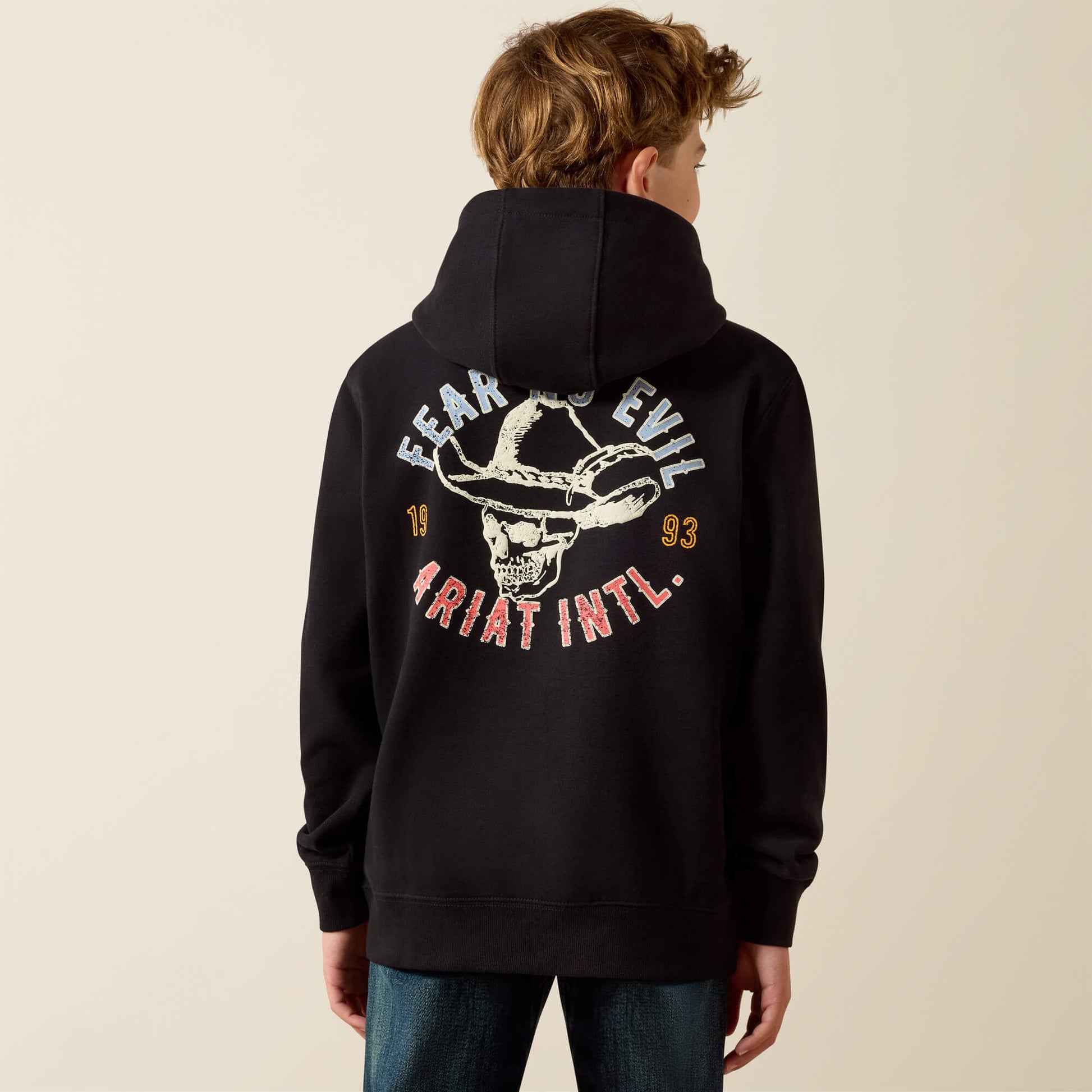 Ariat Kids Ariat Stitched Skull Hoodie