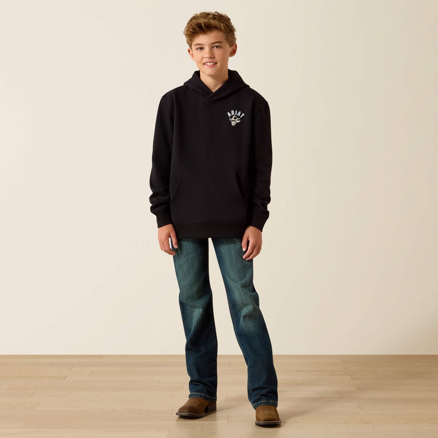 Ariat Kids Ariat Stitched Skull Hoodie
