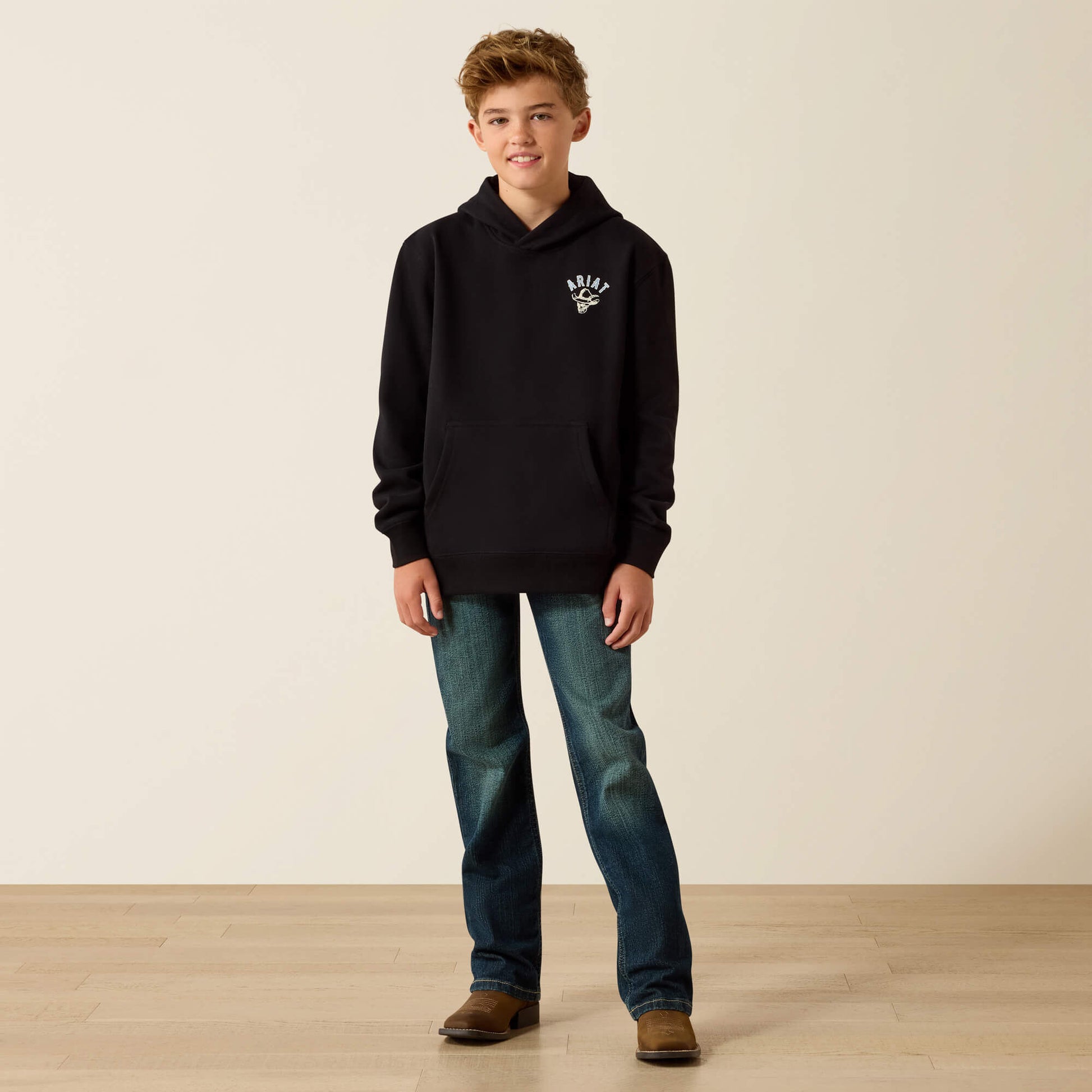 Ariat Kids Ariat Stitched Skull Hoodie