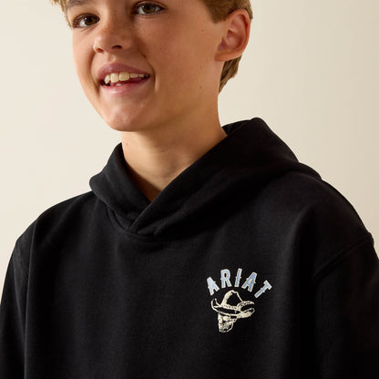 Ariat Kids Ariat Stitched Skull Hoodie