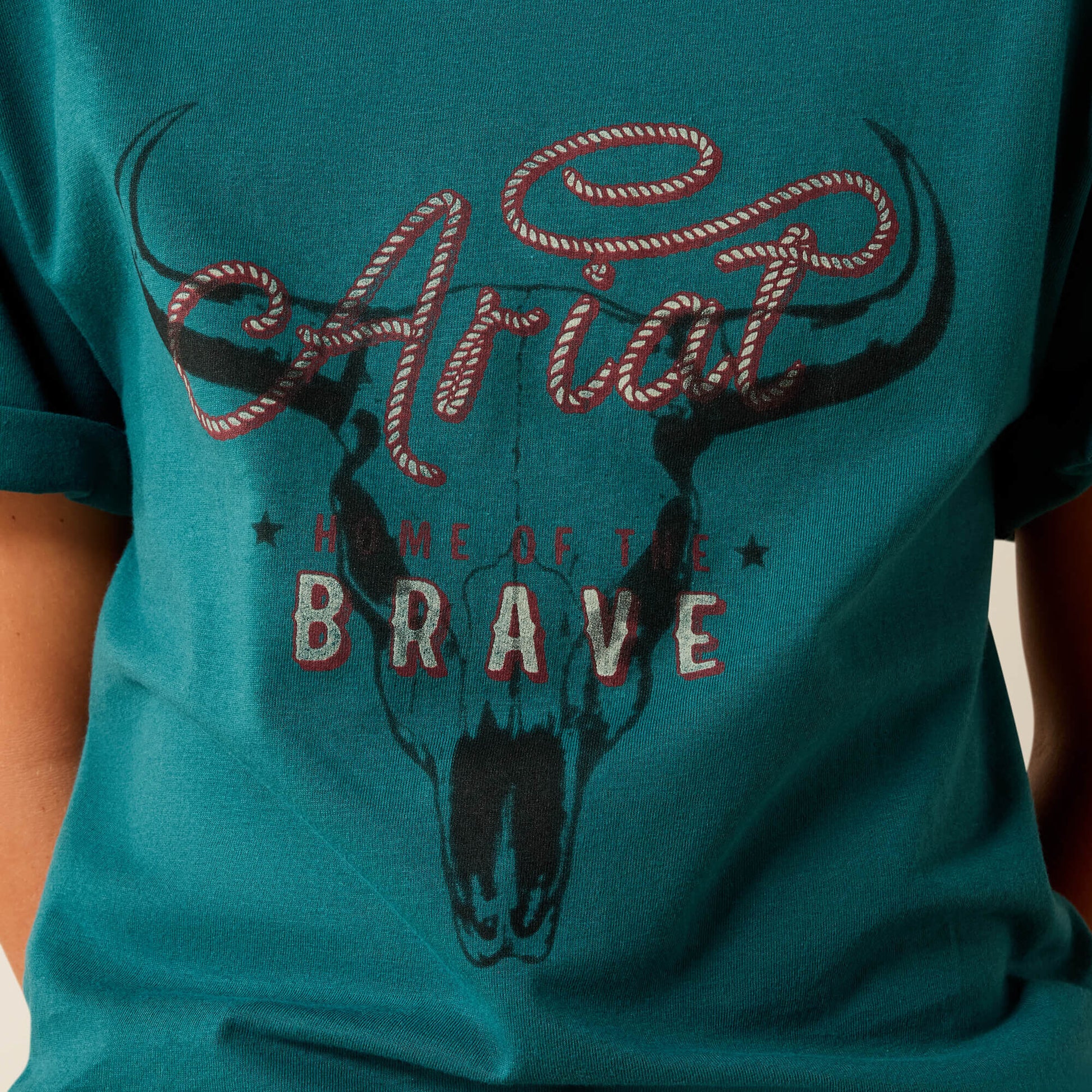 Ariat Kids Ariat Cattle Skull Freedom T-Shirt
