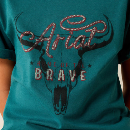 Ariat Kids Ariat Cattle Skull Freedom T-Shirt