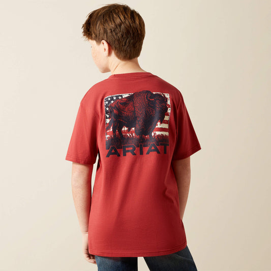 Ariat Kids Ariat Buffalo Flag T-Shirt