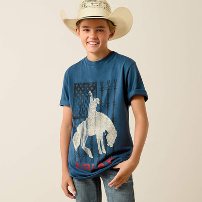 Ariat Kids Ariat Flag Bronco T-Shirt