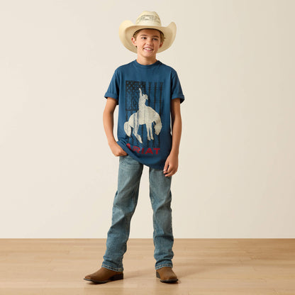 Ariat Kids Ariat Flag Bronco T-Shirt