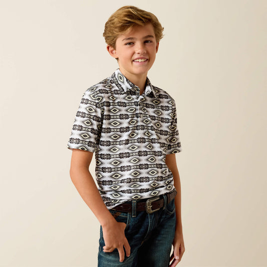 Ariat Kids All Over Print Polo