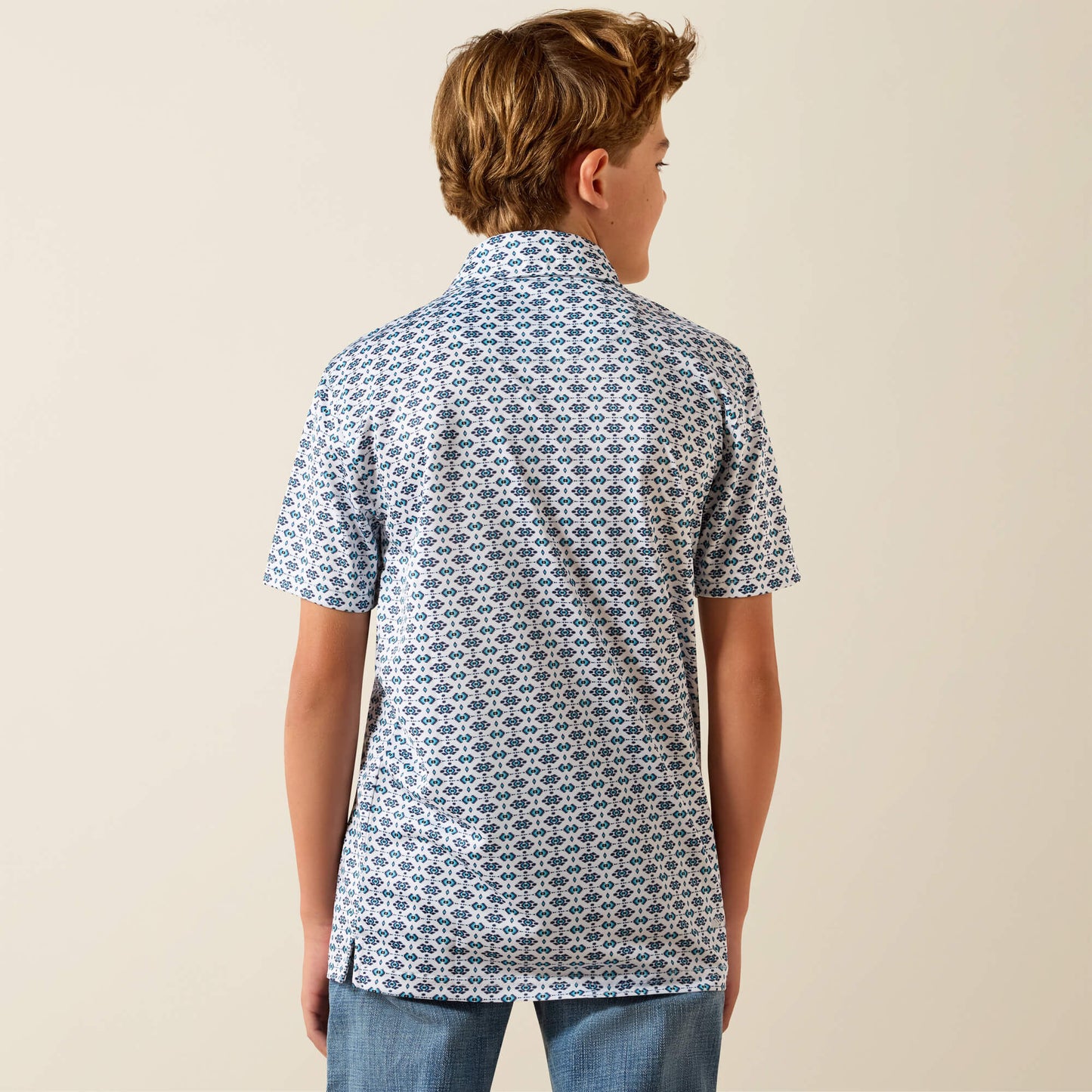 Ariat Kids All Over Print Polo