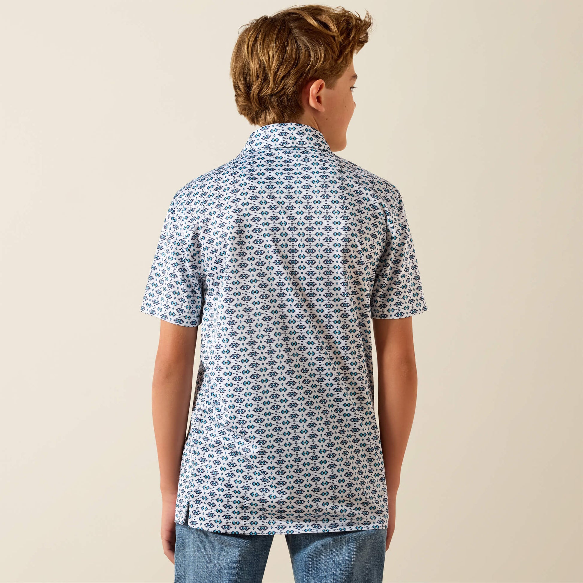 Ariat Kids All Over Print Polo