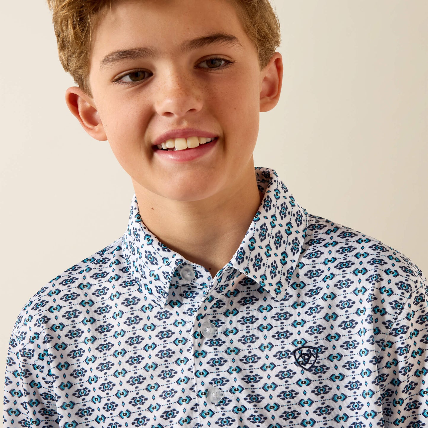 Ariat Kids All Over Print Polo