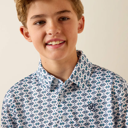 Ariat Kids All Over Print Polo