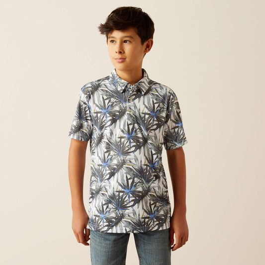 Ariat Kids All Over Print Polo