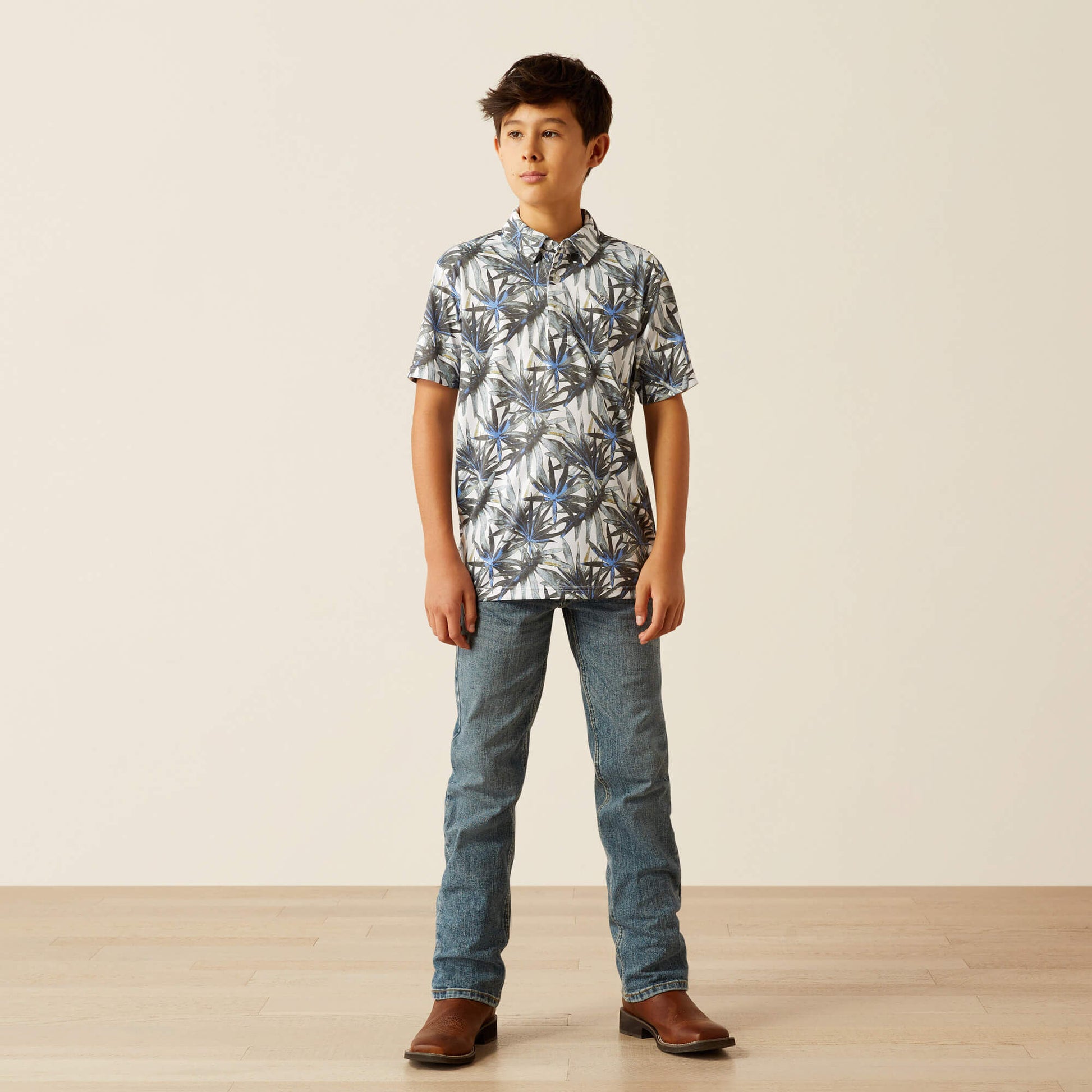 Ariat Kids All Over Print Polo