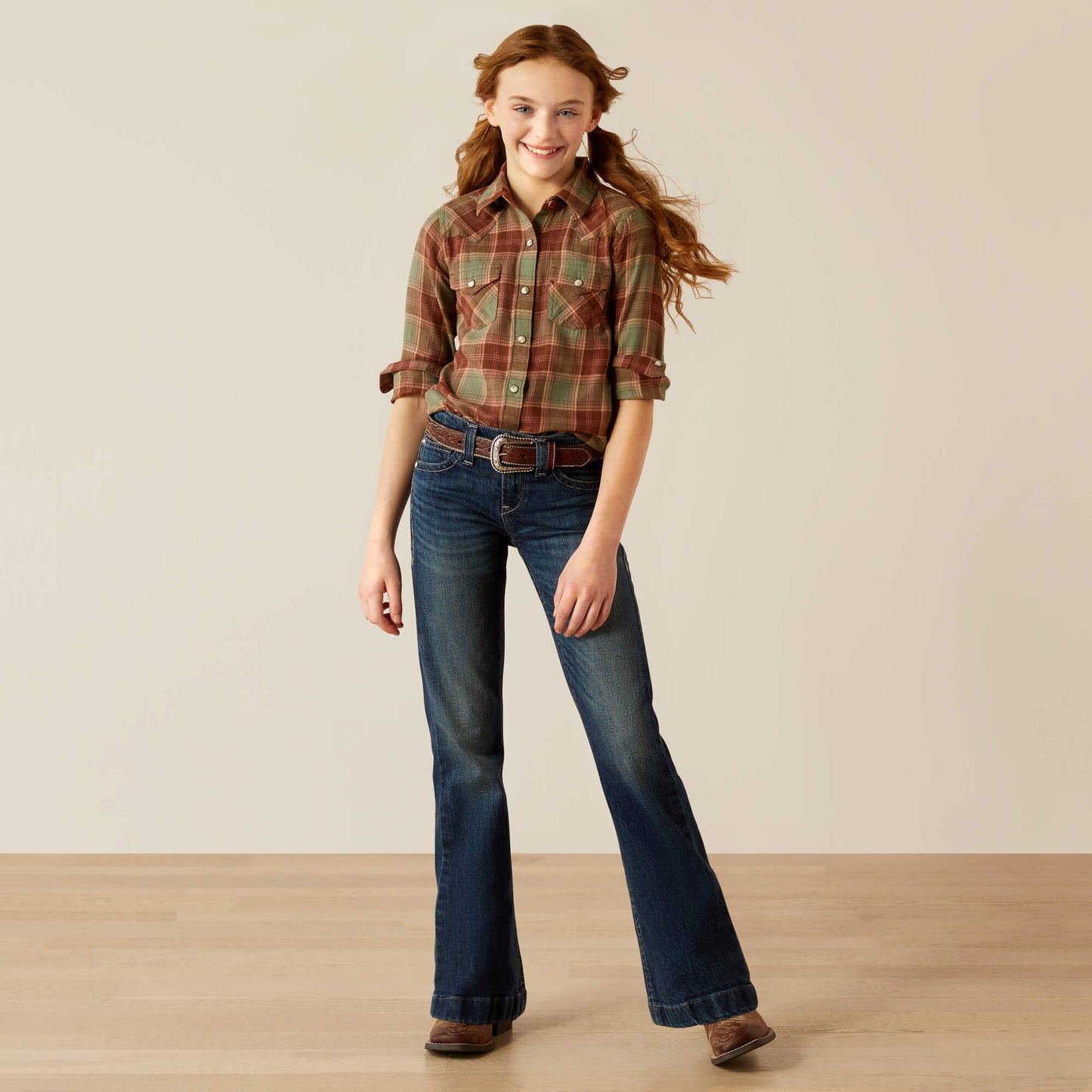 Ariat Kids Ava Plaid Shirt