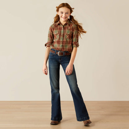 Ariat Kids Ava Plaid Shirt