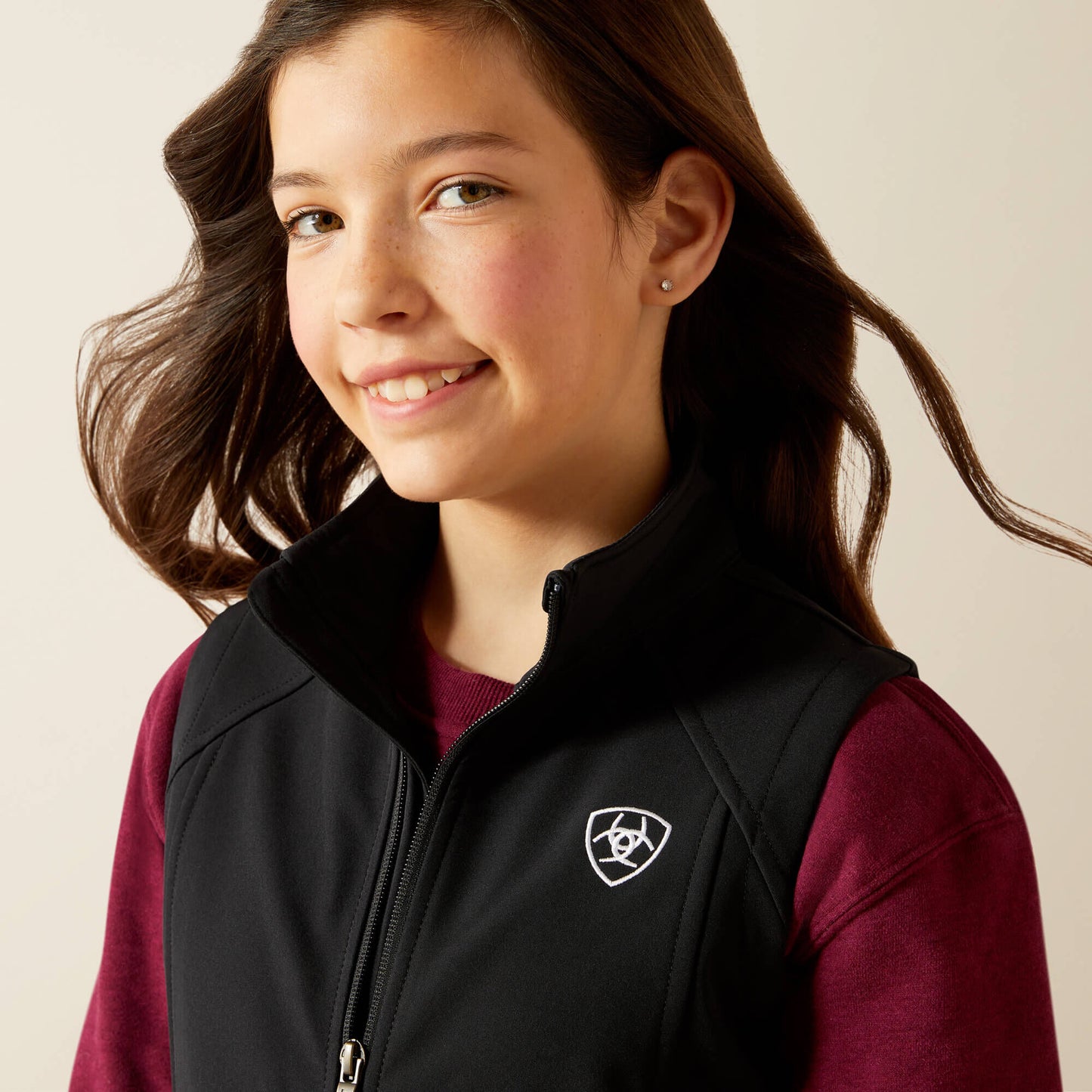 Ariat Kids Ariat Logo Softshell Vest
