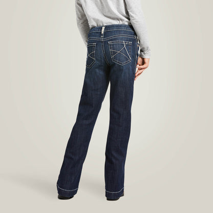 Ariat Kids Trouser Mid Rise Stretch Ella Wide Leg Jean