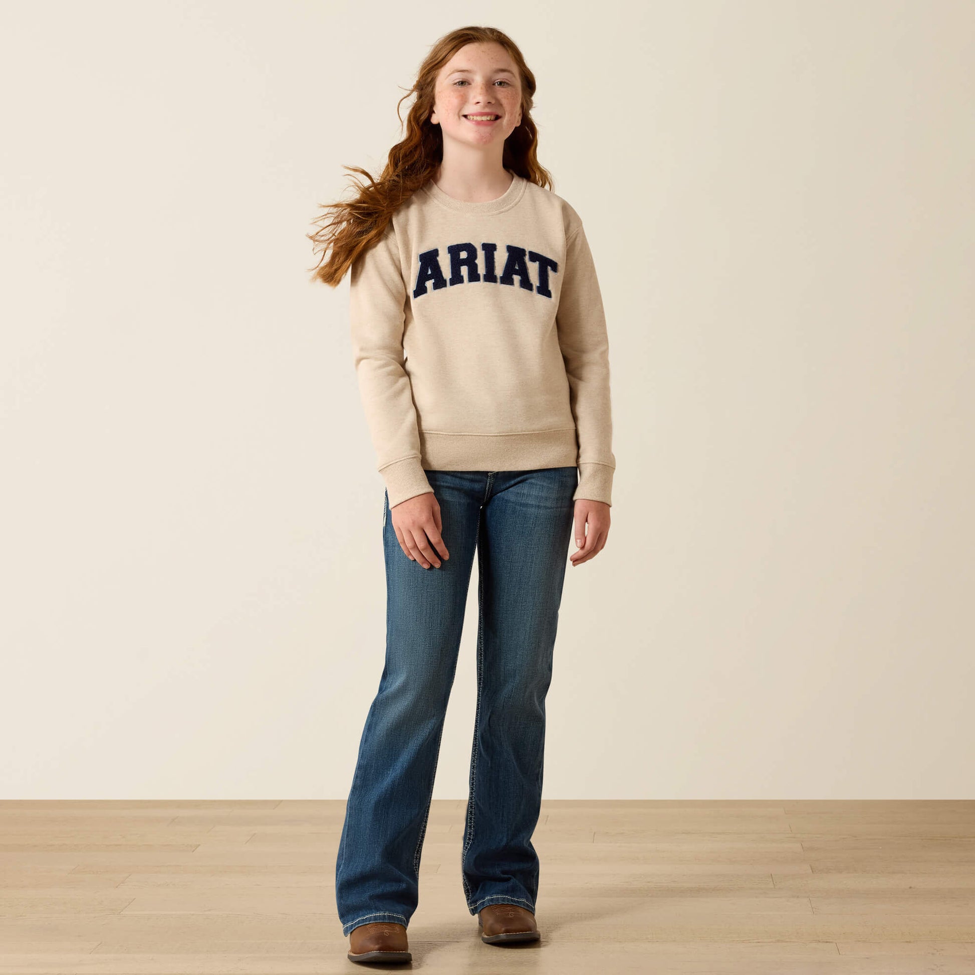 Ariat Kids Logo Arch Sweatshirt