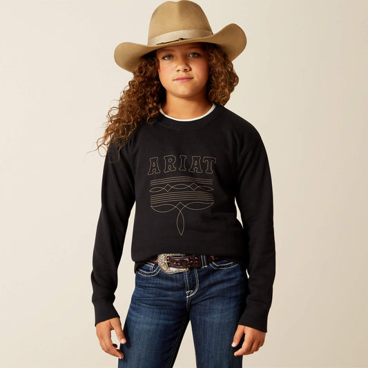 Ariat Kids Booted Logo Sweatshirt