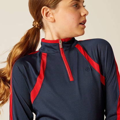 Ariat Kids Sunstopper 3.0 1/4 Zip Baselayer
