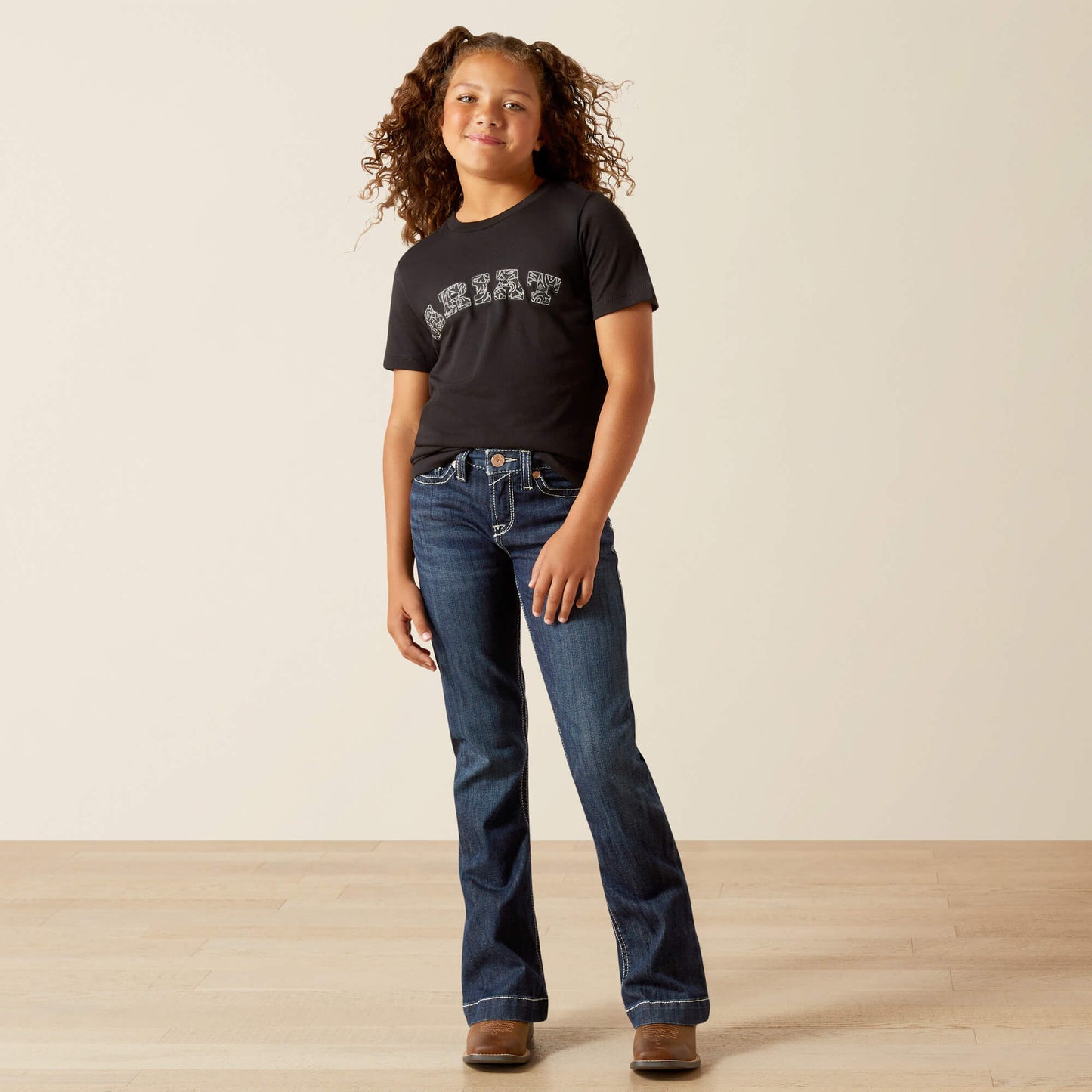 Ariat Kids Ariat Boot Stitch Logo T-Shirt