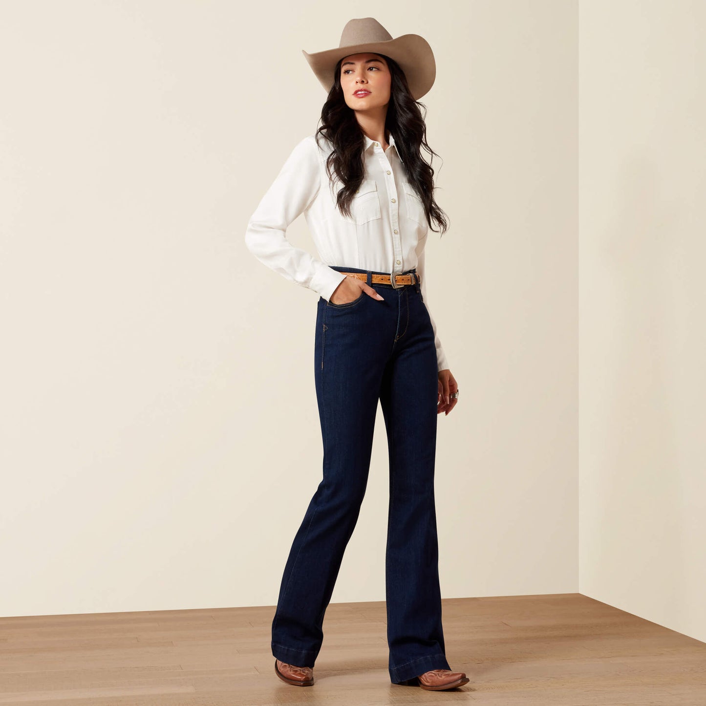 Ariat Trends High Rise Tex Slim Trouser Jeans