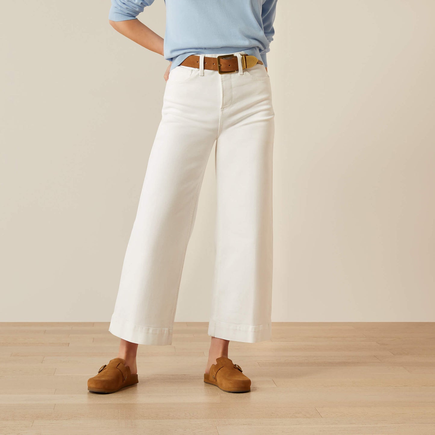 Ariat Trends Ultra High Rise Countryside Wide Leg Crop Jeans