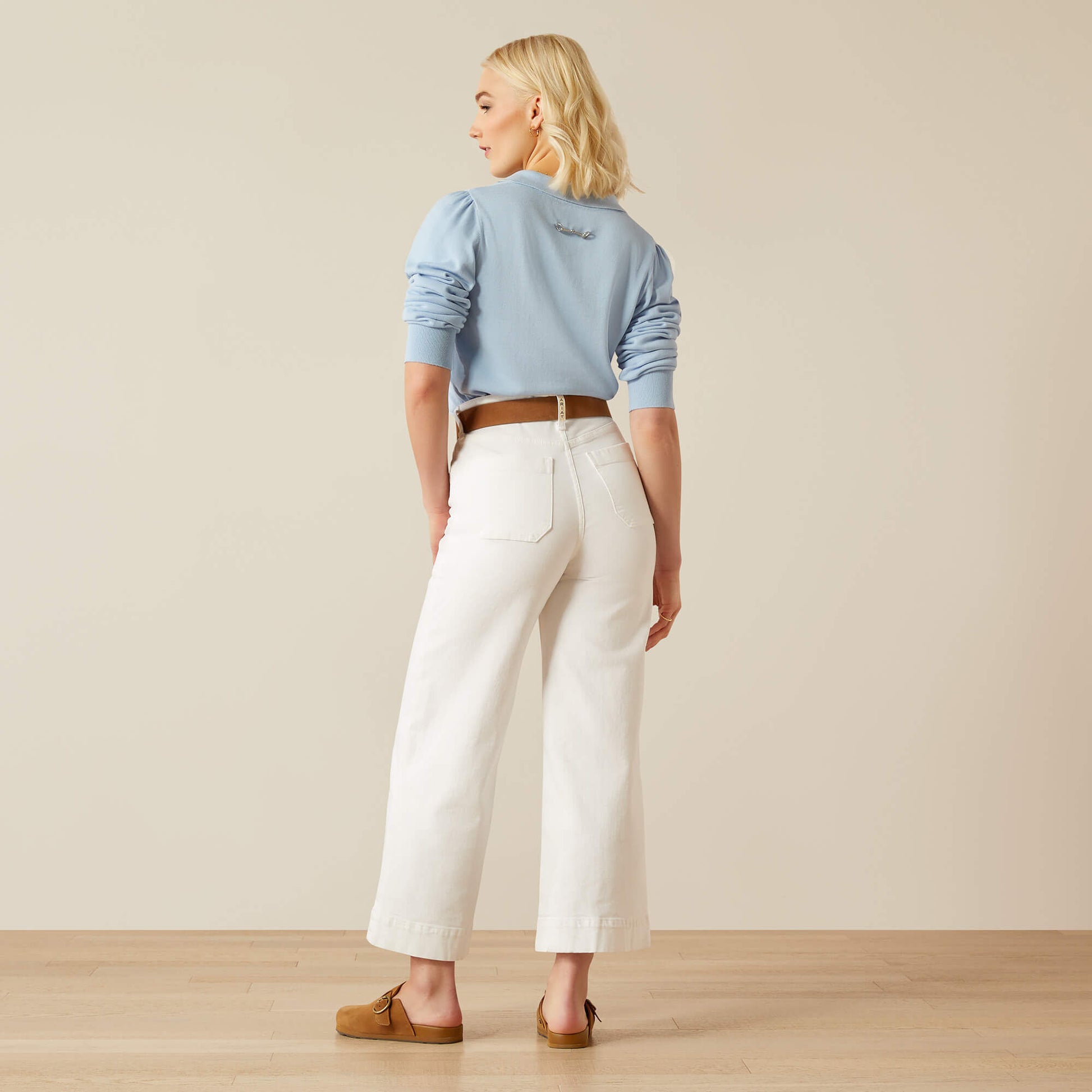 Ariat Trends Ultra High Rise Countryside Wide Leg Crop Jeans