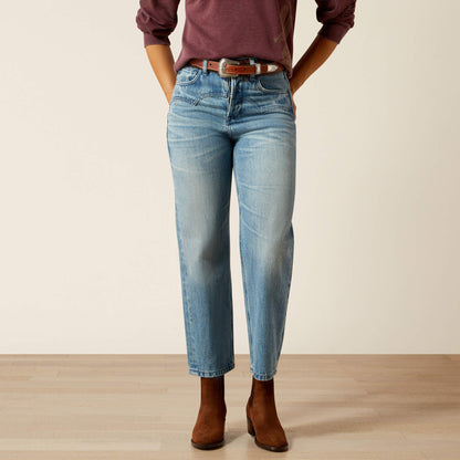 Ariat Trends Ultra High Rise Cheyenne Yoke Tomboy Straight Leg Jean