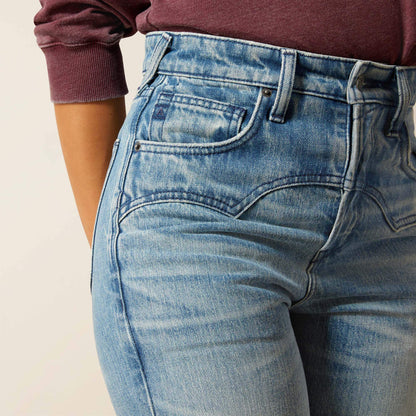 Ariat Trends Ultra High Rise Cheyenne Yoke Tomboy Straight Leg Jean