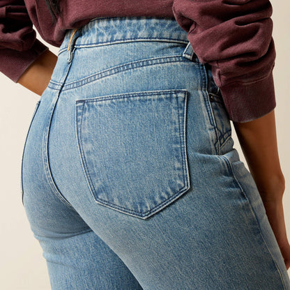 Ariat Trends Ultra High Rise Cheyenne Yoke Tomboy Straight Leg Jean